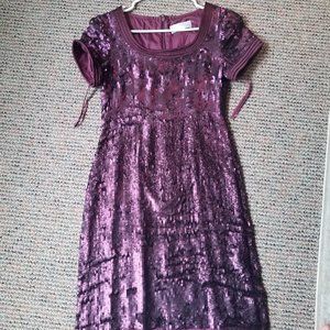 Badgley Mischka Sequin Cocktail Dress
